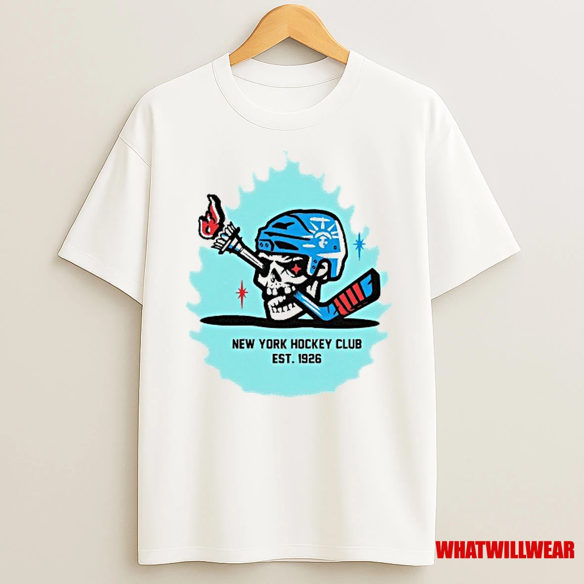 New York Rangers Hockey Club Est 1926 Skull Shirts