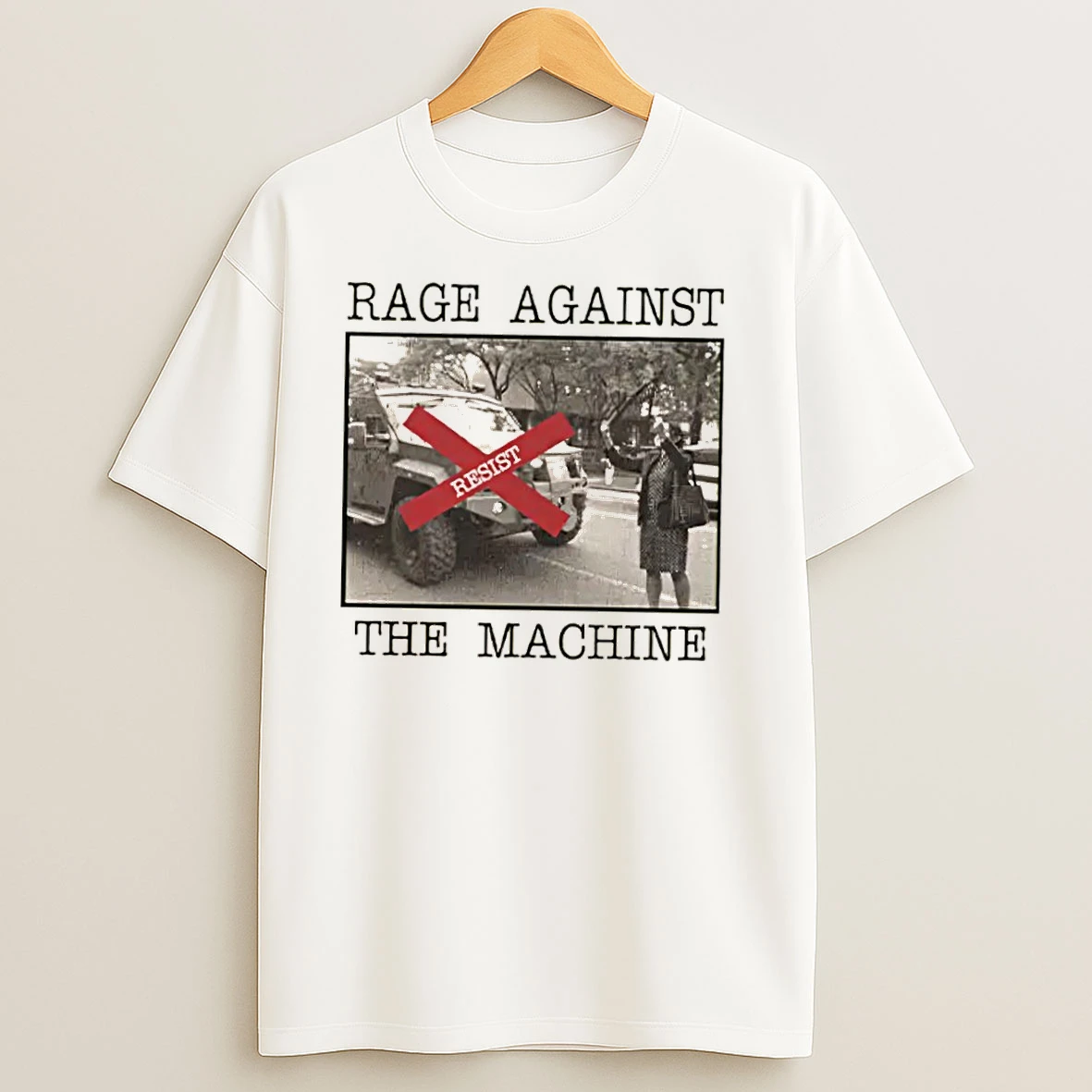 New York Woman Resist Rage Against The Machine T Shirts