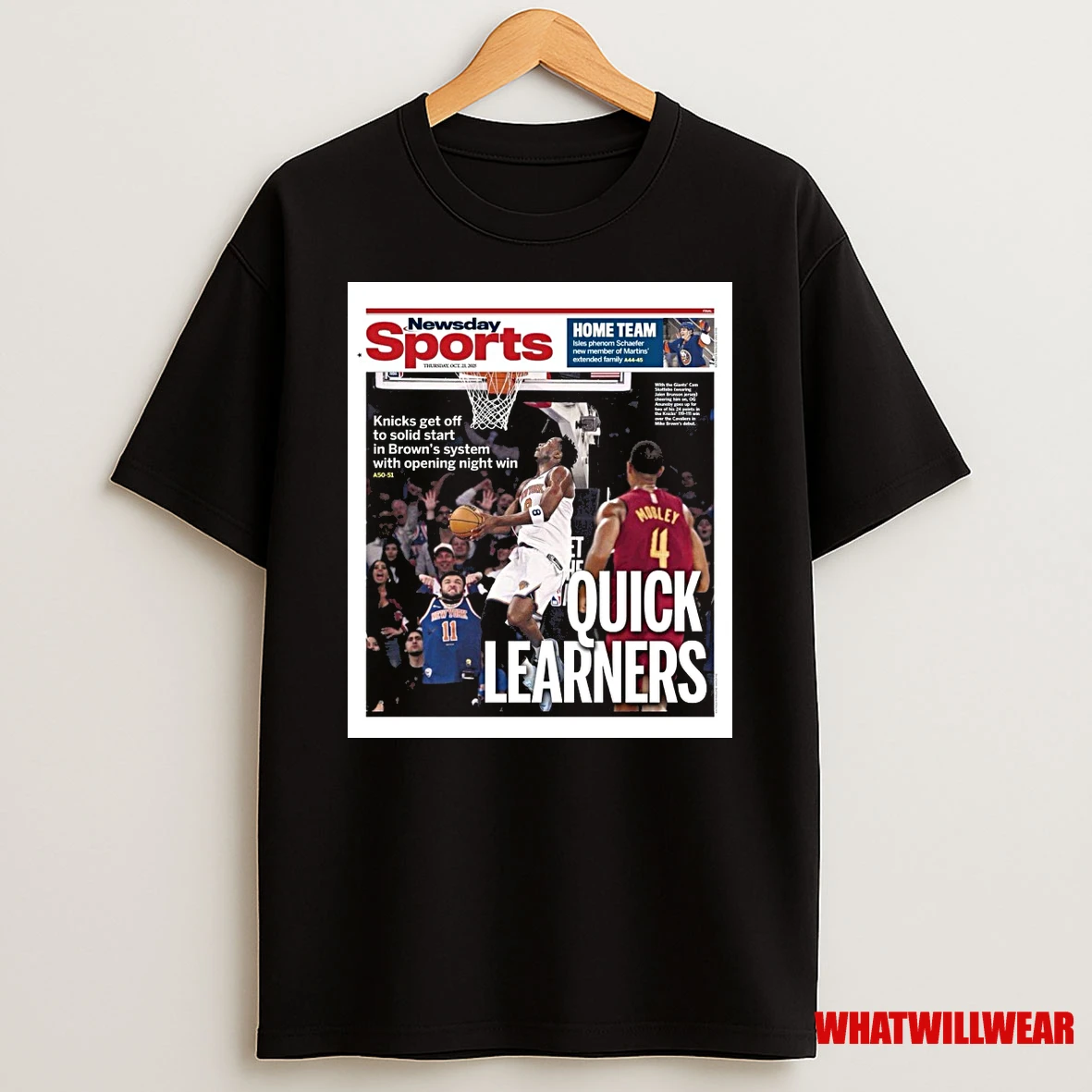 Newsday Sports Quick Learners Knicks Get Off To Solid Start In Browns System With Opening Night Win Shirts