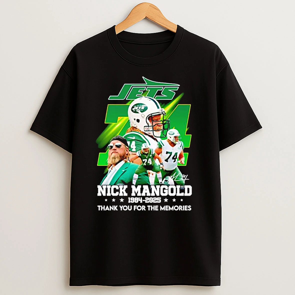 Nick Mangold Jets 1984 2025 Thank You For The Memories T Shirts
