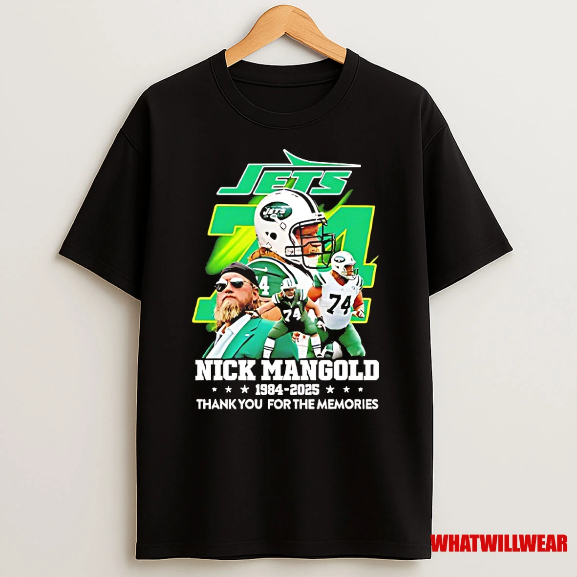 Nick Mangold New York Jets 1984 2025 Thank You For The Memories Shirts