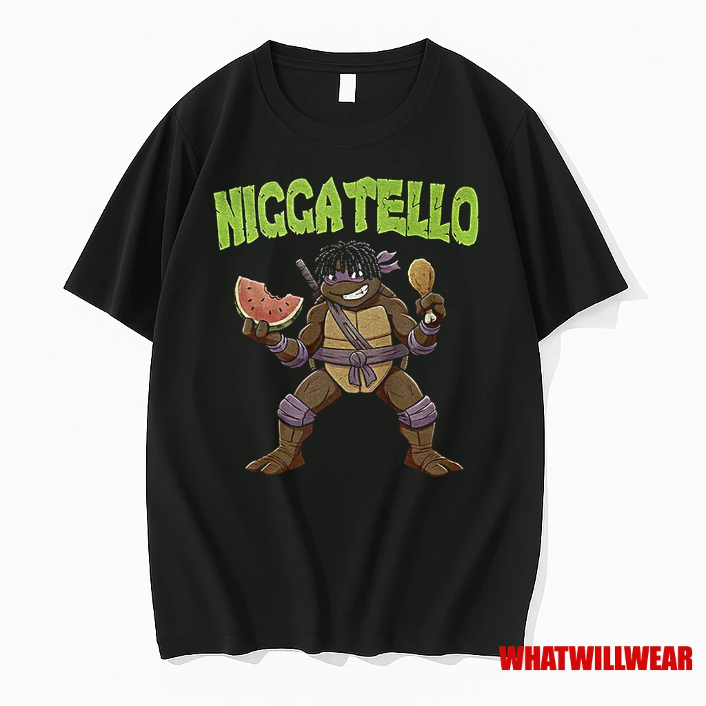 Niggatello Ninja Turtle Cartoon Shirts