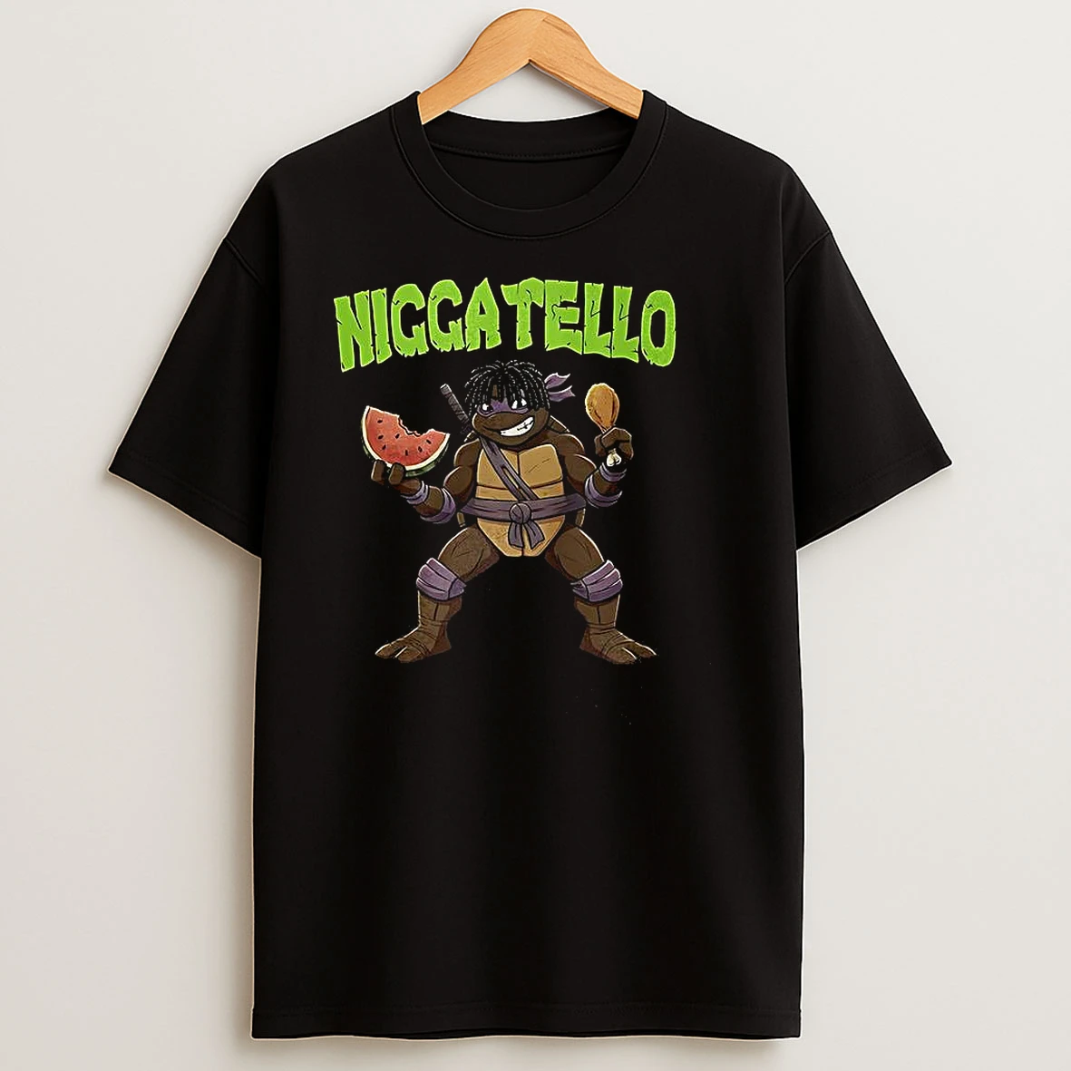 Niggatello X Ninja Turtles T Shirts
