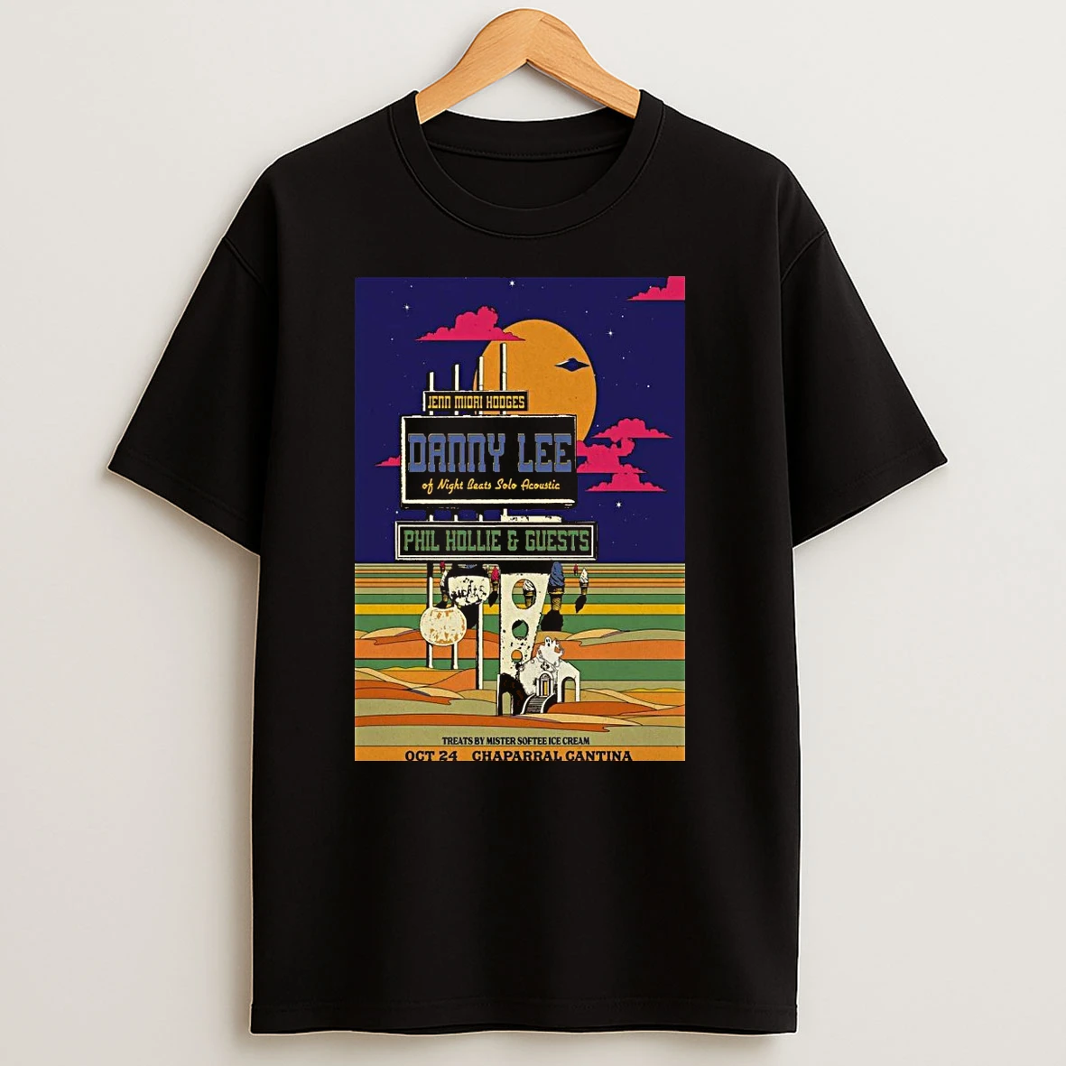 Night Beats W Jenn Miori Hodges And Phil Hollie Chaparral Cantina 2025 T Shirts