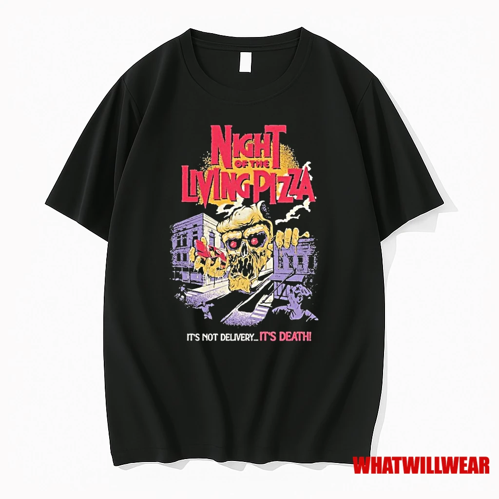 Night Of The Living Pizza Its Not Delivery Its Death Shirts