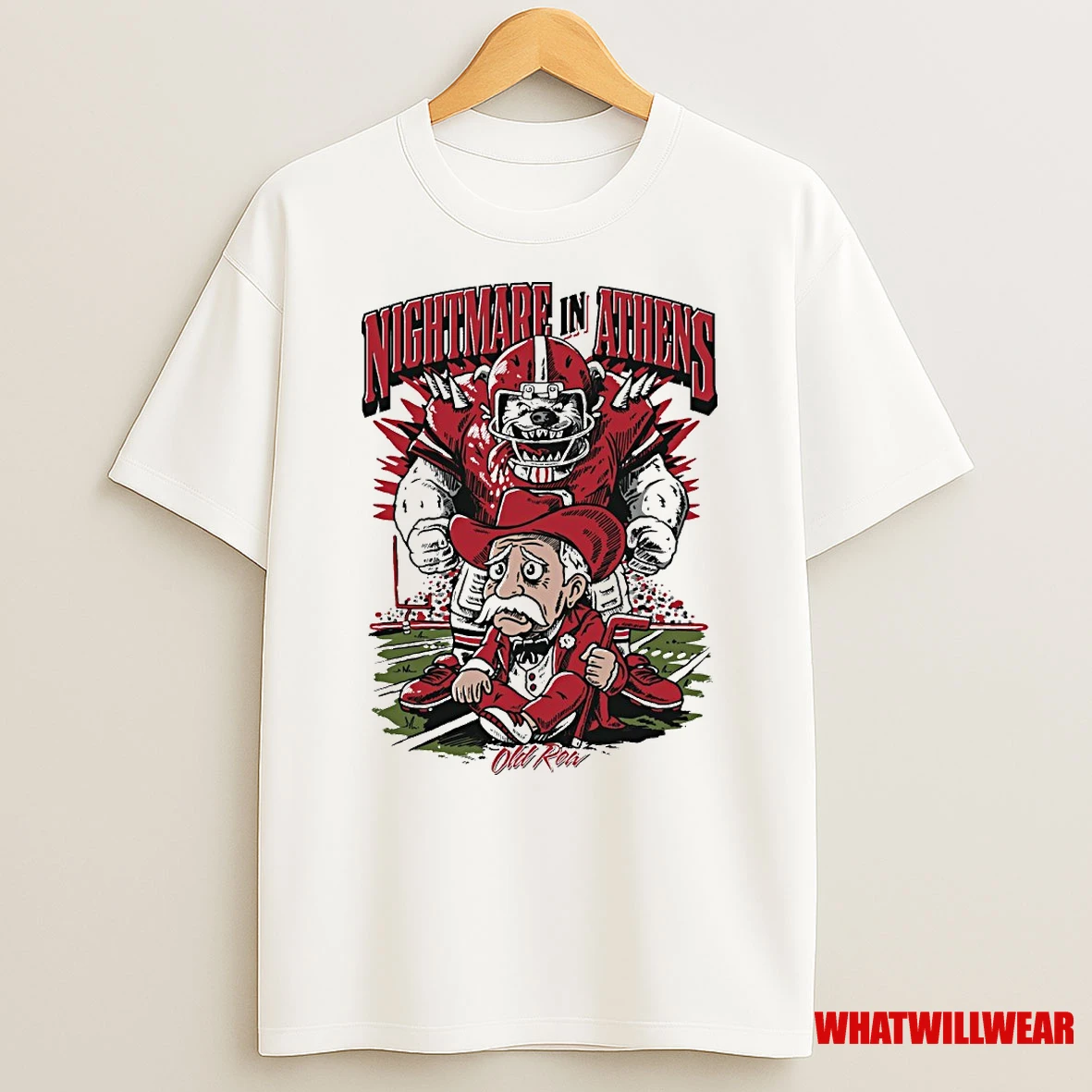 Nightmare In Athens Georgia Bulldogs Vs Ole Miss Rebels Ncaa Football Shirts