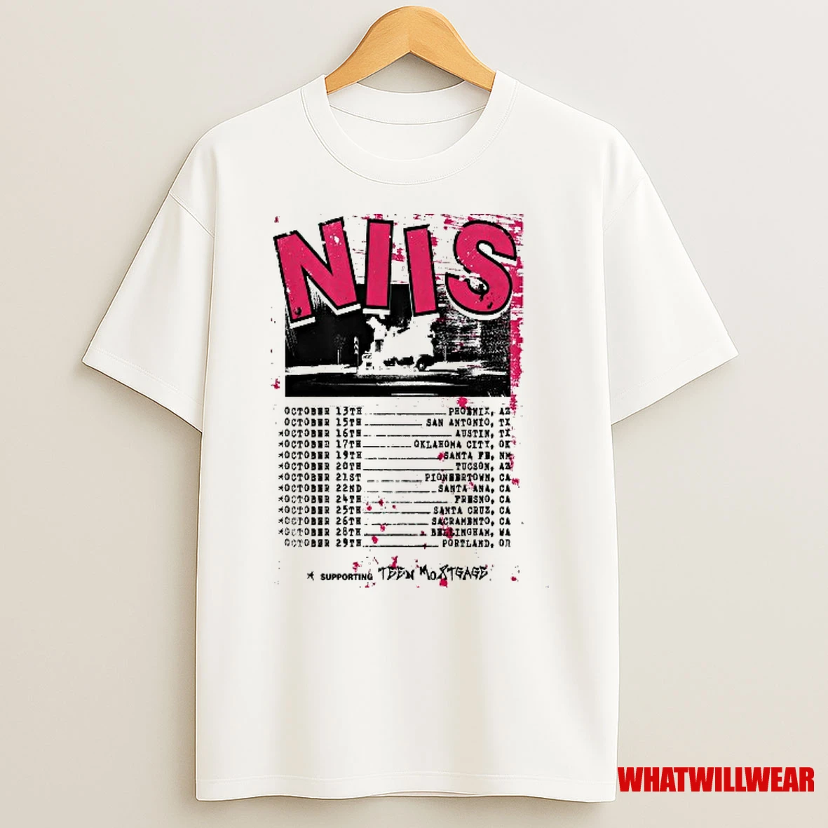 Niis October 2025 Tour Shows Shirts