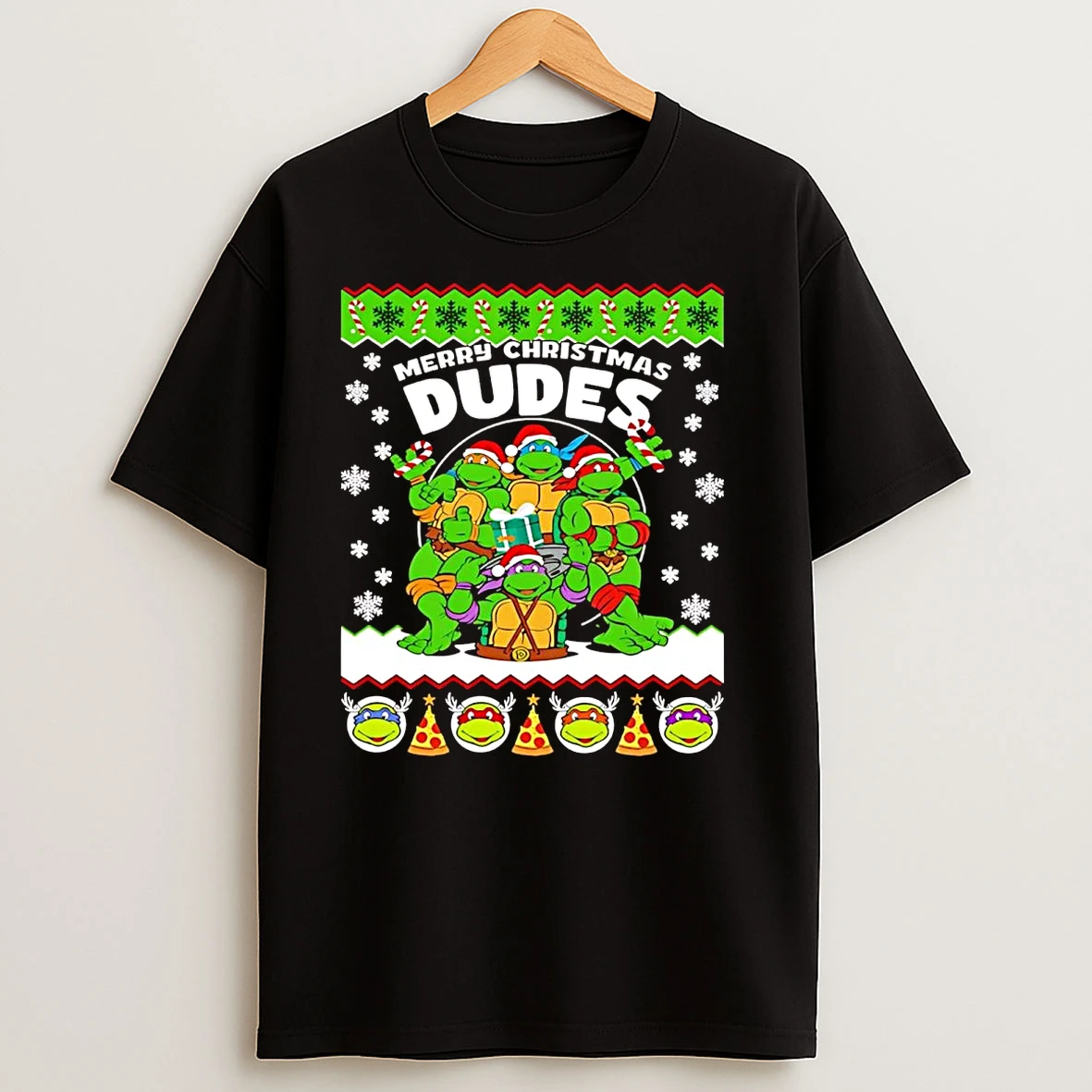 Ninja Turtles Merry Christmas Dudes T Shirts
