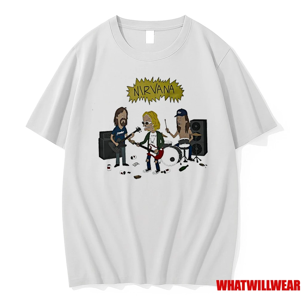 Nirvana Still Woozy Brown Work Shirts
