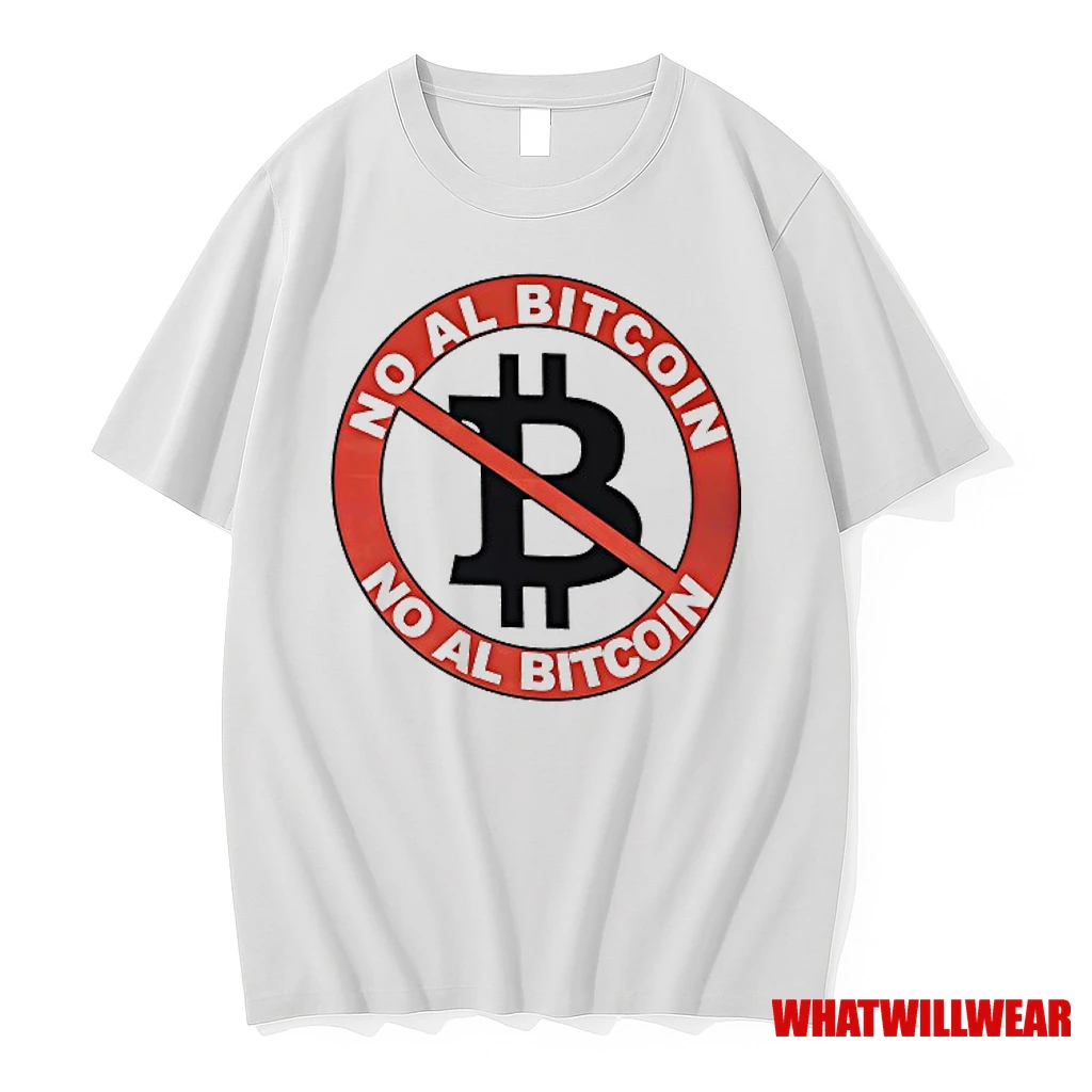 No Al Bitcoin Logo Shirts