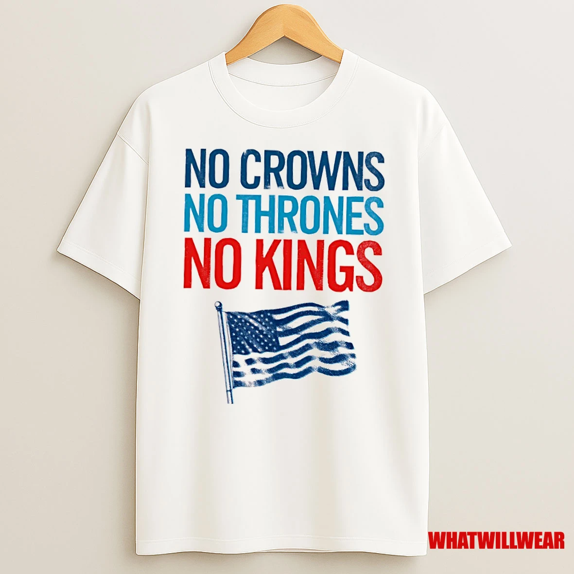 No Crowns No Thrones No Kings America Flag Shirts