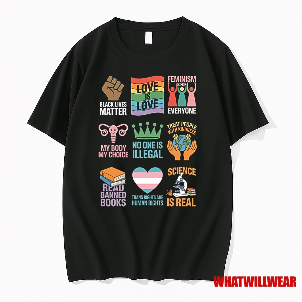 No King Resist Protest Gay Rights Science Real Black Lives Shirts