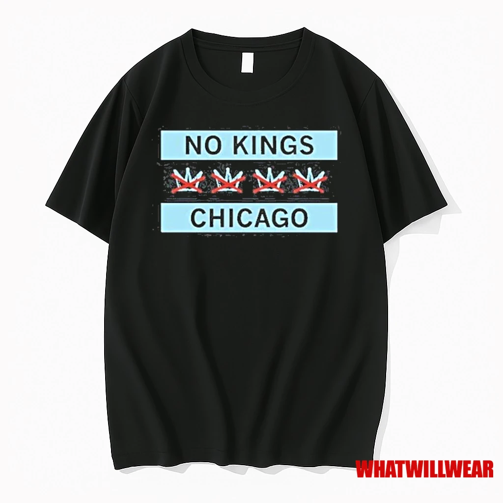 No Kings Chicago Flag 2025 Shirts