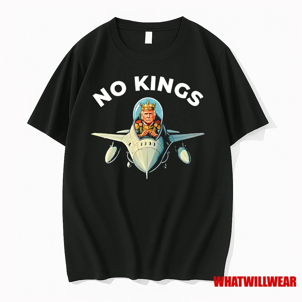 No Kings In America King Trump Ai Jet Shirts