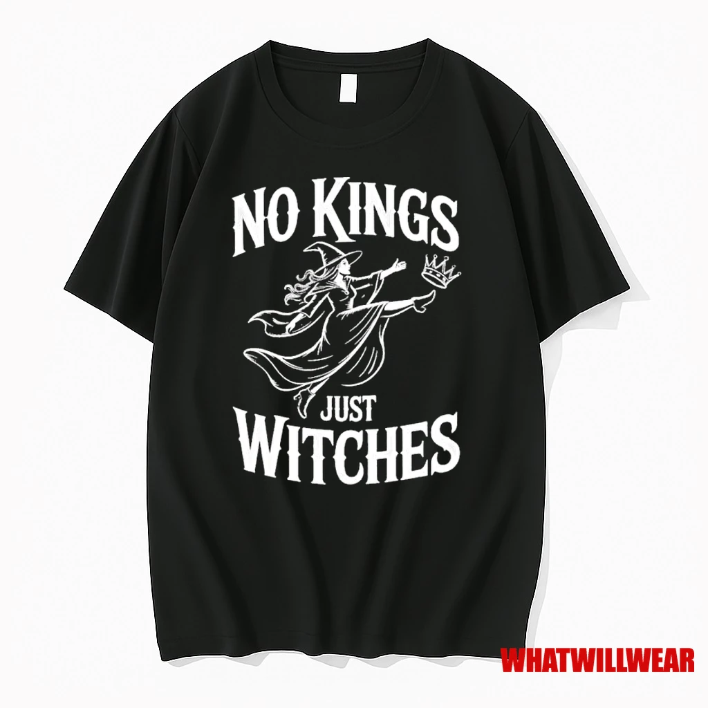 No Kings Just Witches Halloween Shirts