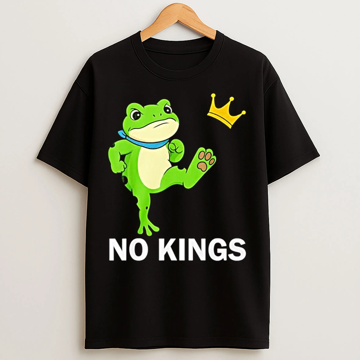 No Kings Men Women Portland Frog Protest T Shirts