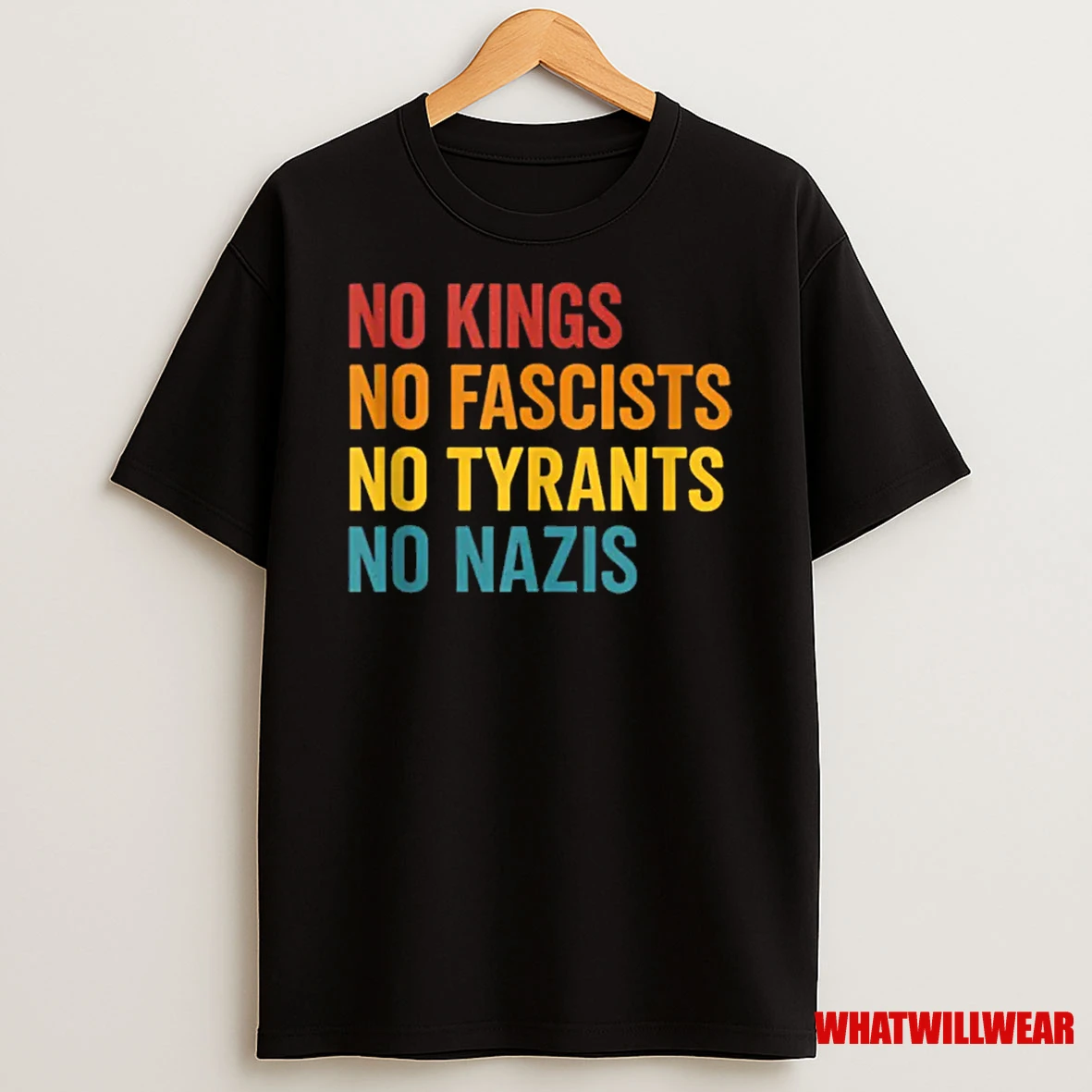 No Kings No Fascists No Tyrants No Nariz Shirts
