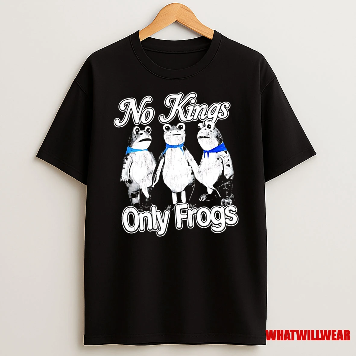 No Kings Only Frogs Graphic Shirts