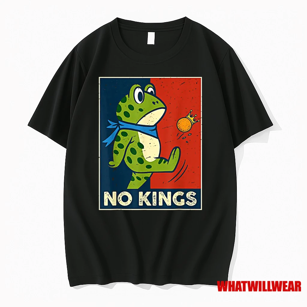 No Kings Portland Frog Kicking Protest Shirts
