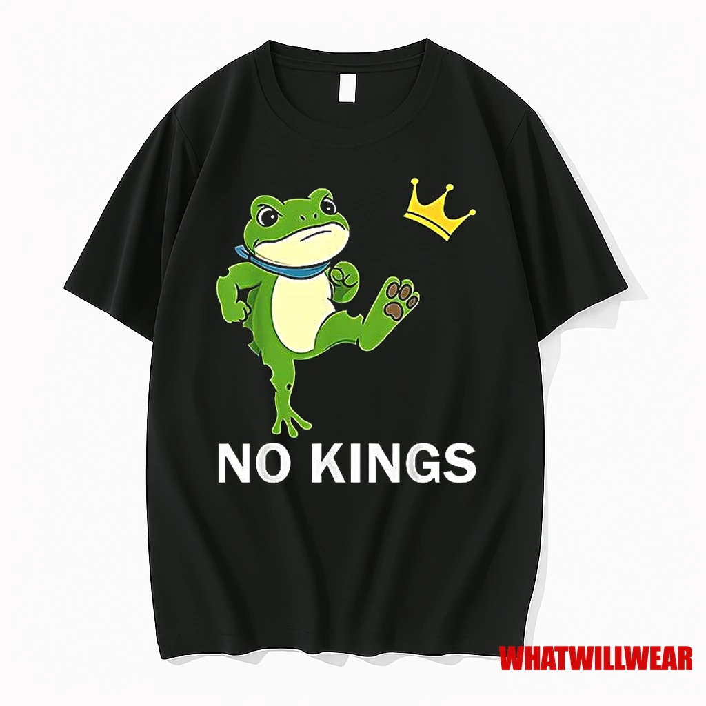 No Kings Portland Frog Protest Cute Shirts