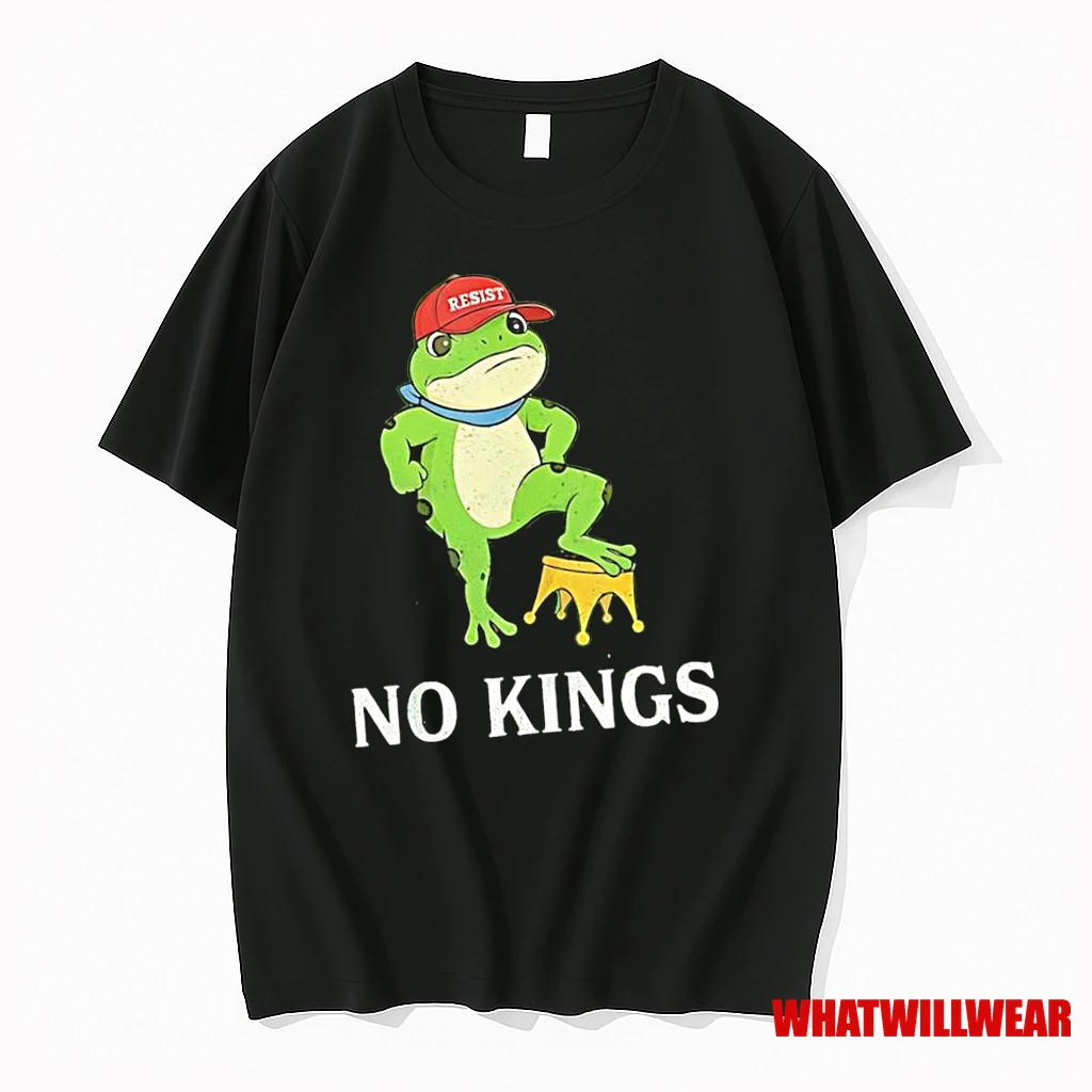 No Kings Portland Protest Frog Resist Anti Trump Shirts