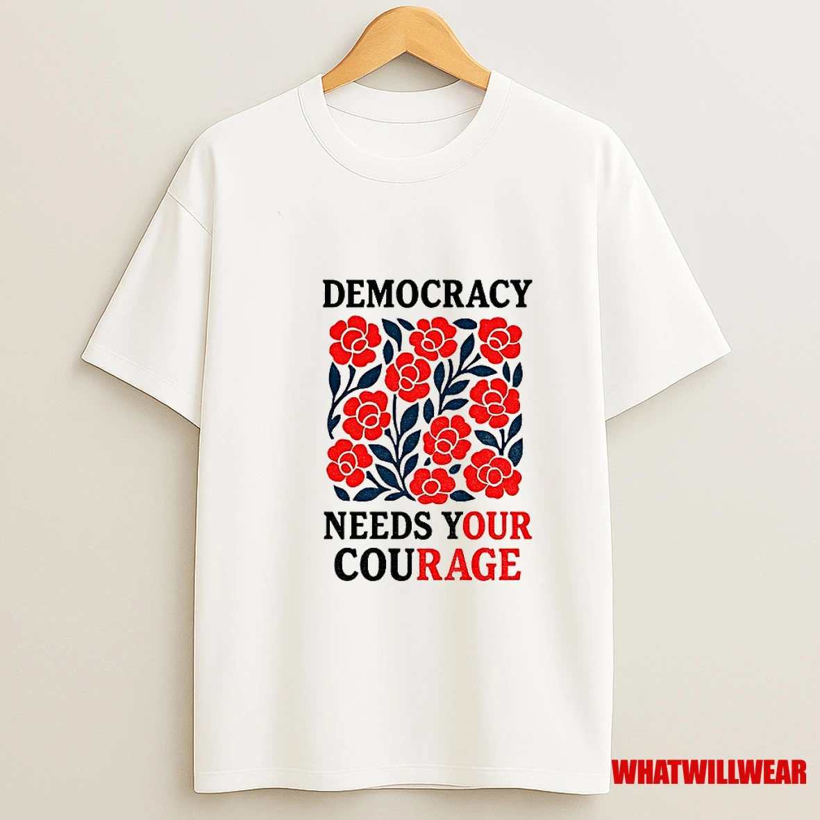 No Kings Protest Democracy Needs Your Courage Shirts