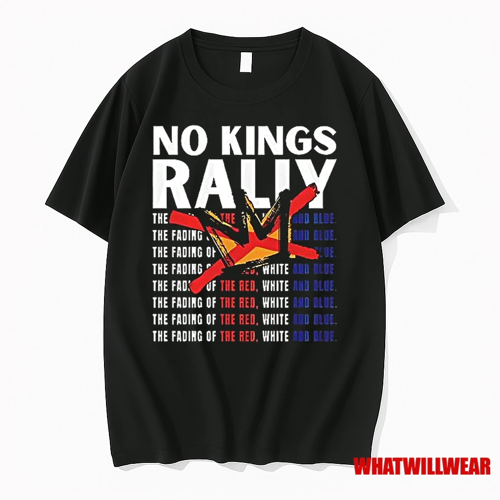 No Kings Rally The Fading Of The Red Shirts