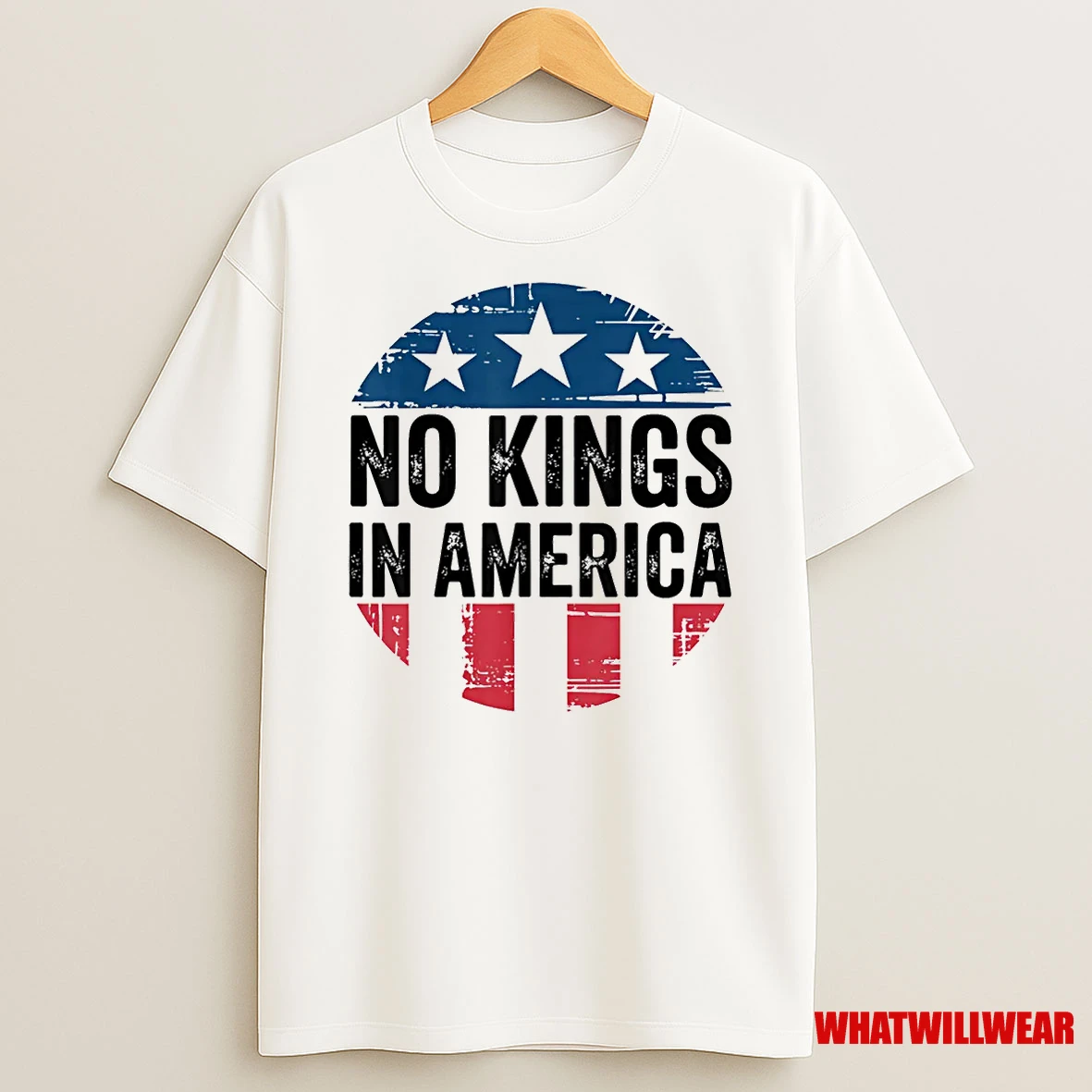 No Kings In America Vintage Shirts