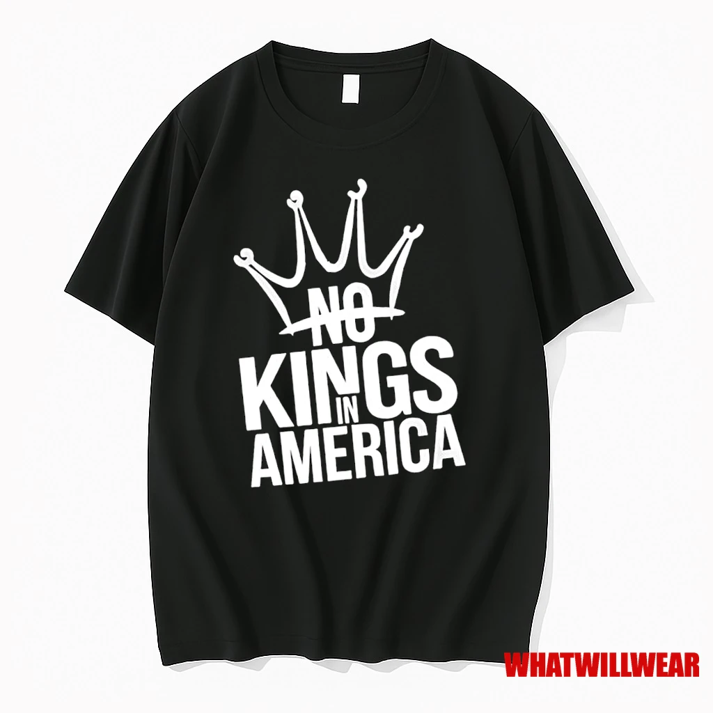 No Kings In America President Crown Shirts