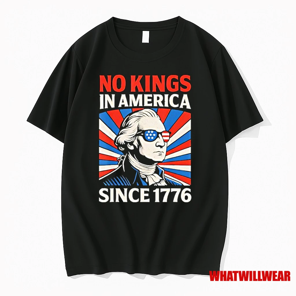 No Kings In American Since 1776 Retro Shirts