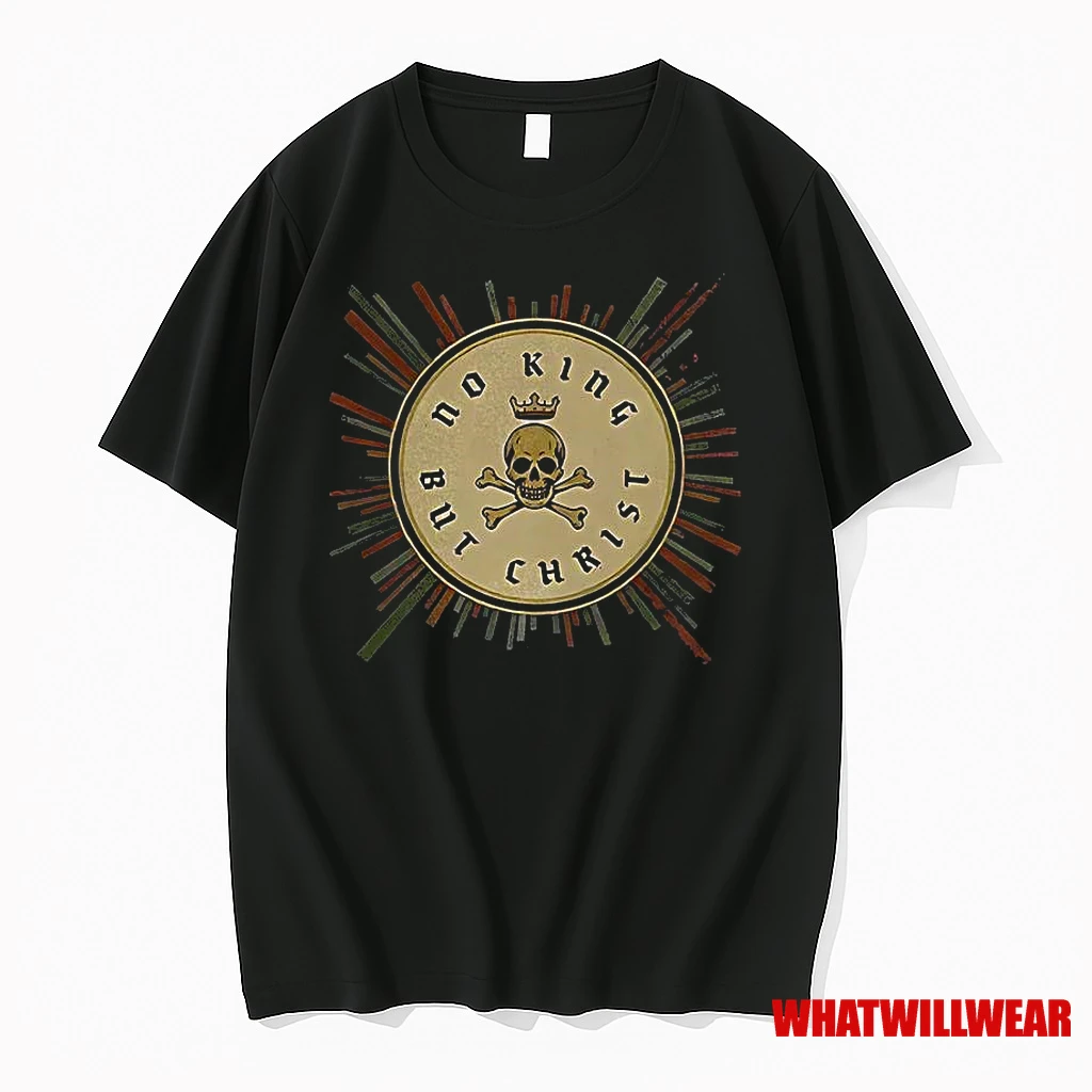 No King But Christ Logo Shirts