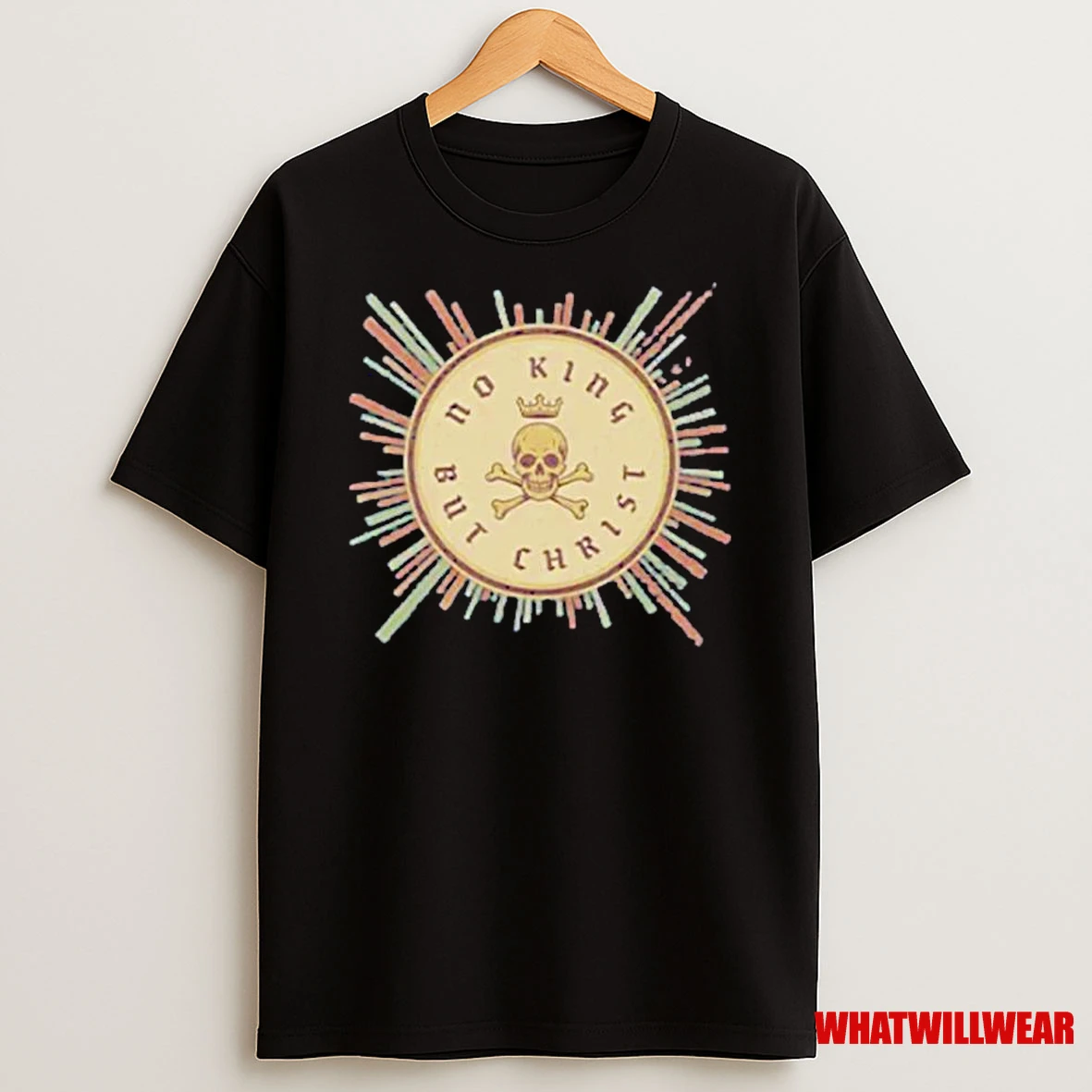No King But Christ Ornaments Shirts