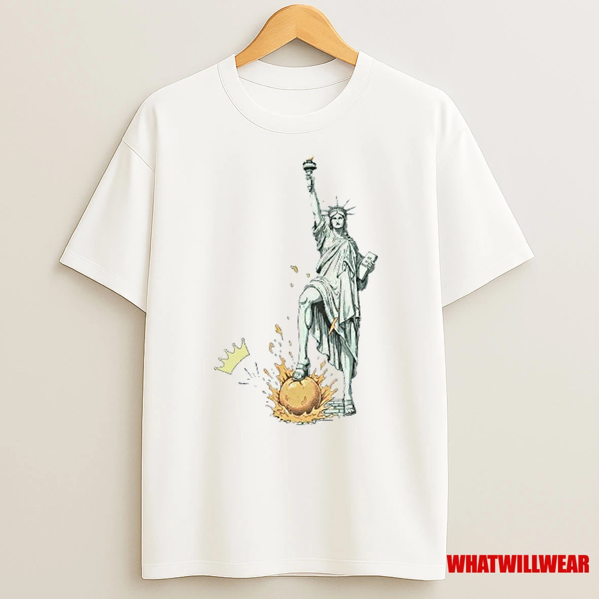 No Kings In America Statue Of Liberty Protest Vintage Shirts