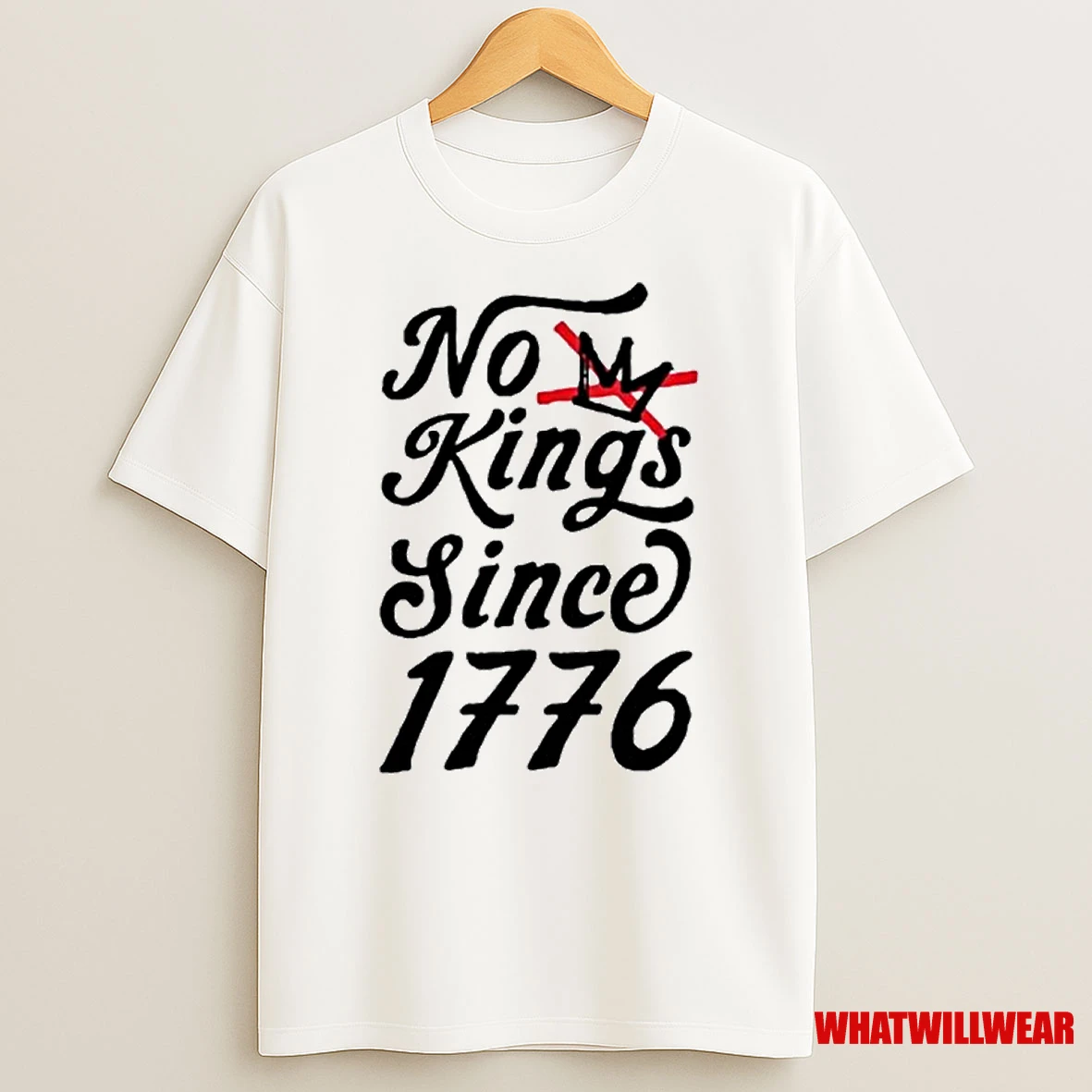 No Kings Since 1776 Ornaments Shirts