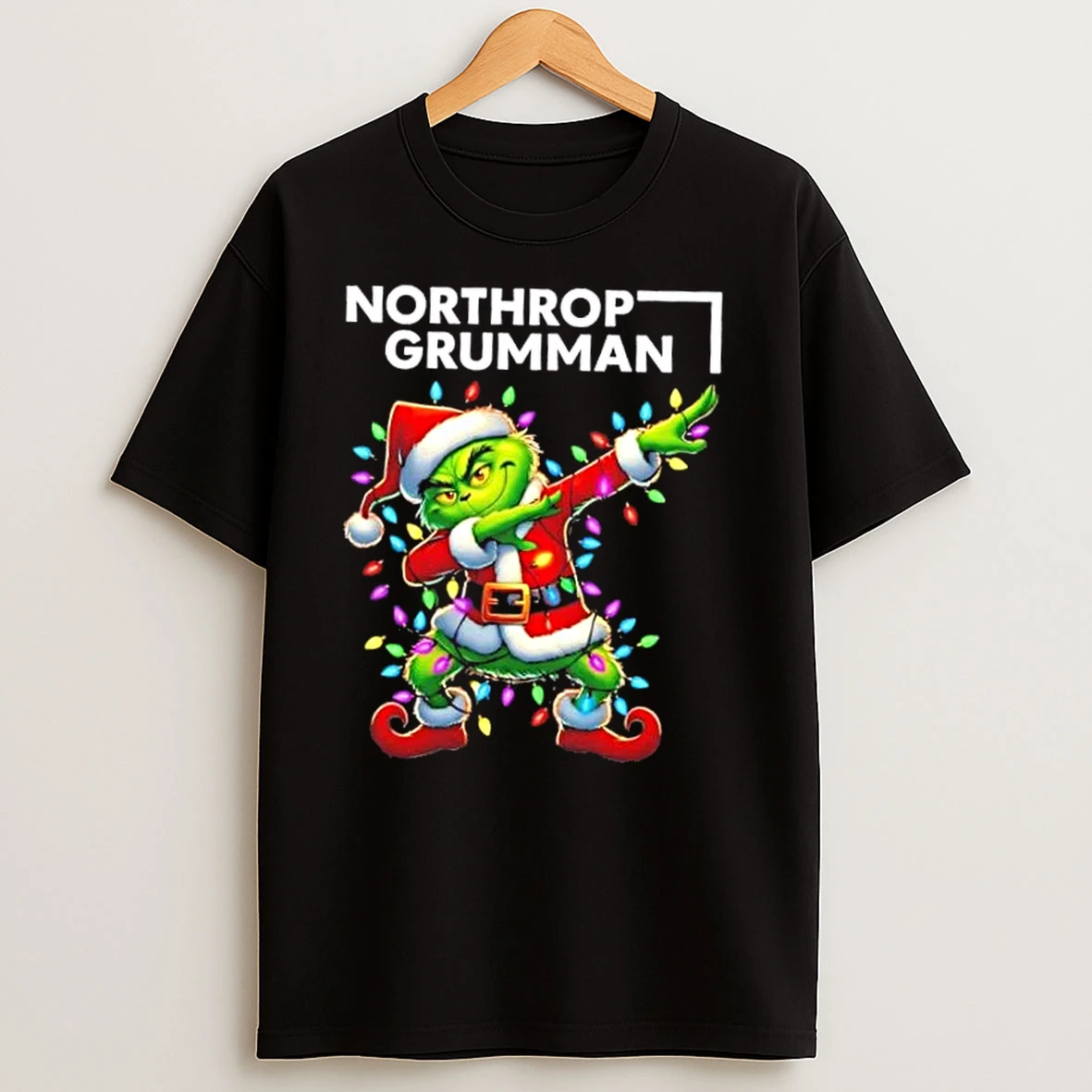 Northrop Grumman Grinch Dabbing Merry Christmas T Shirts