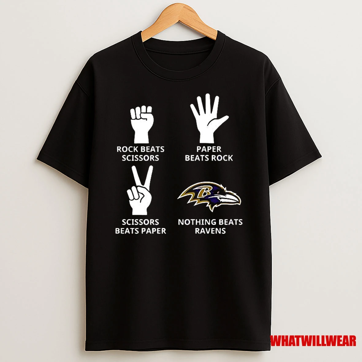 Nothing Beats Baltimore Ravens Football Logo Shirts