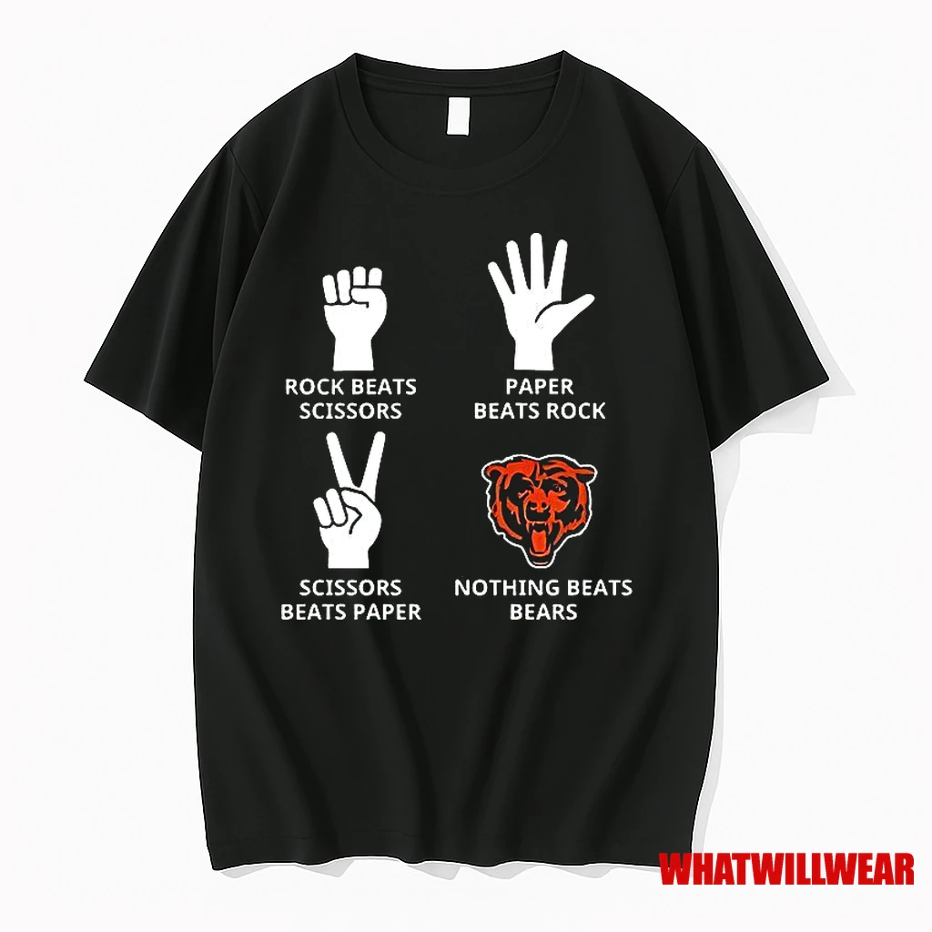 Nothing Beats Chicago Bears Football Logo Shirts