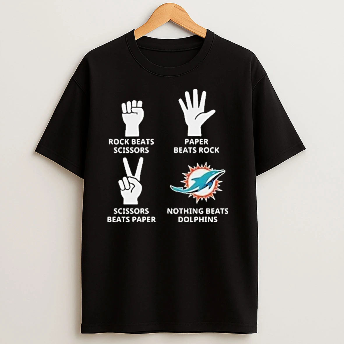 Nothing Beats Miami Dolphins Football Logo T Shirts
