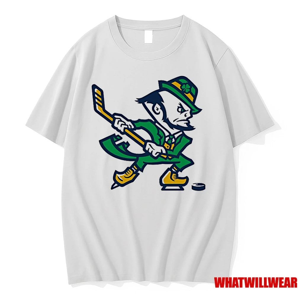 Notre Dame Fighting Irish Hockey Leprechaun Logo 2025 Shirts