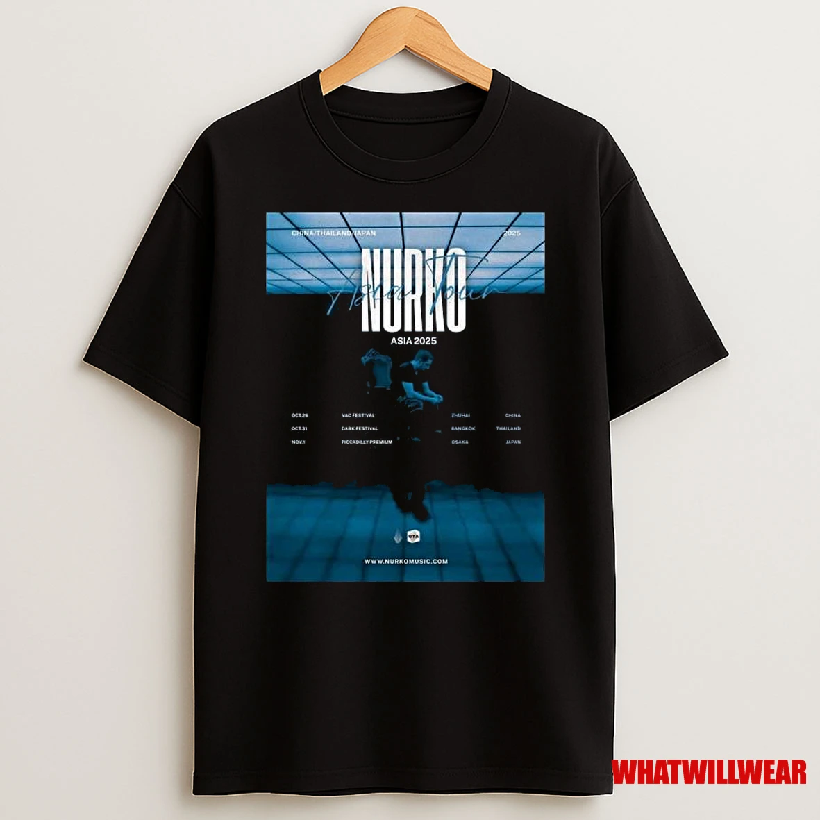 Nurko Asia Tour China Thailand Japan 2025 Shirts