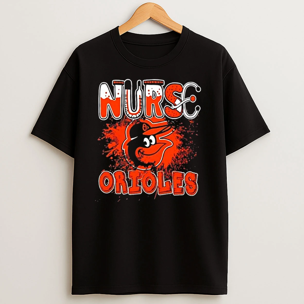 Nurse X Baltimore Orioles Baseball T Shirts