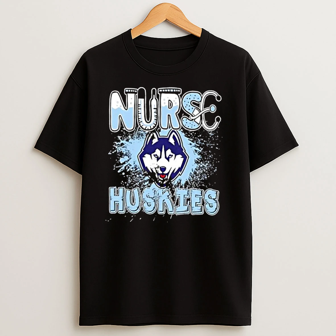 Nurse X Connecticut Huskies Football T Shirts