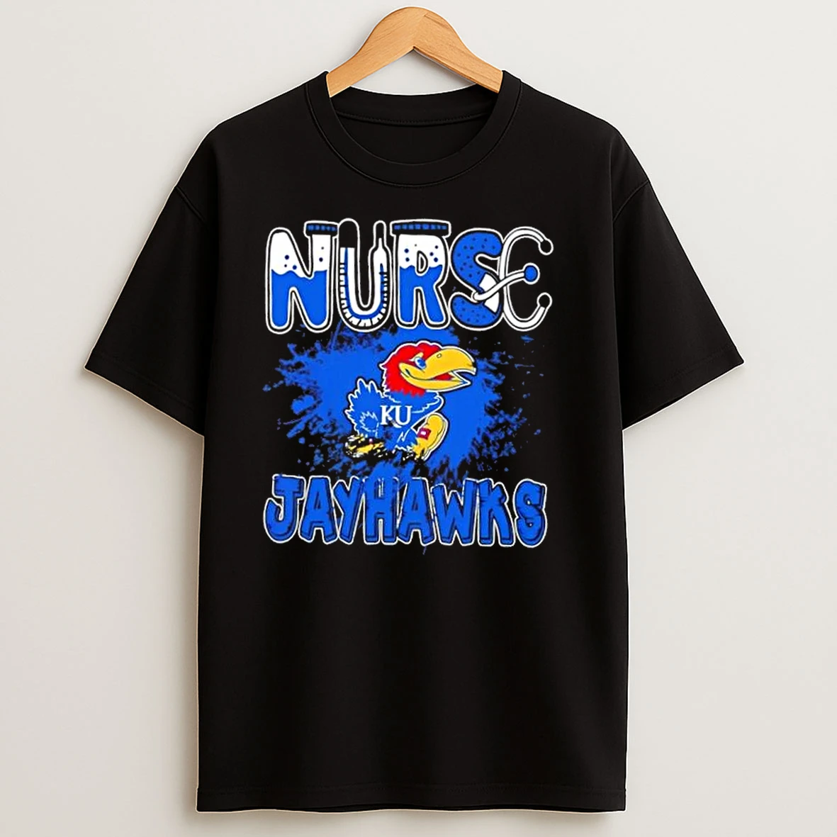 Nurse X Kansas Jayhawks Football T Shirts