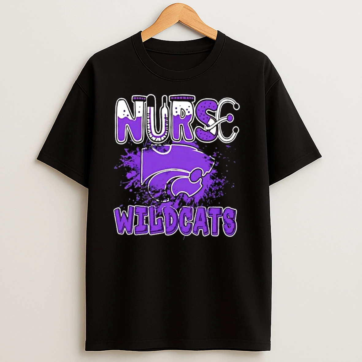 Nurse X Kansas State Wildcats Football T Shirts