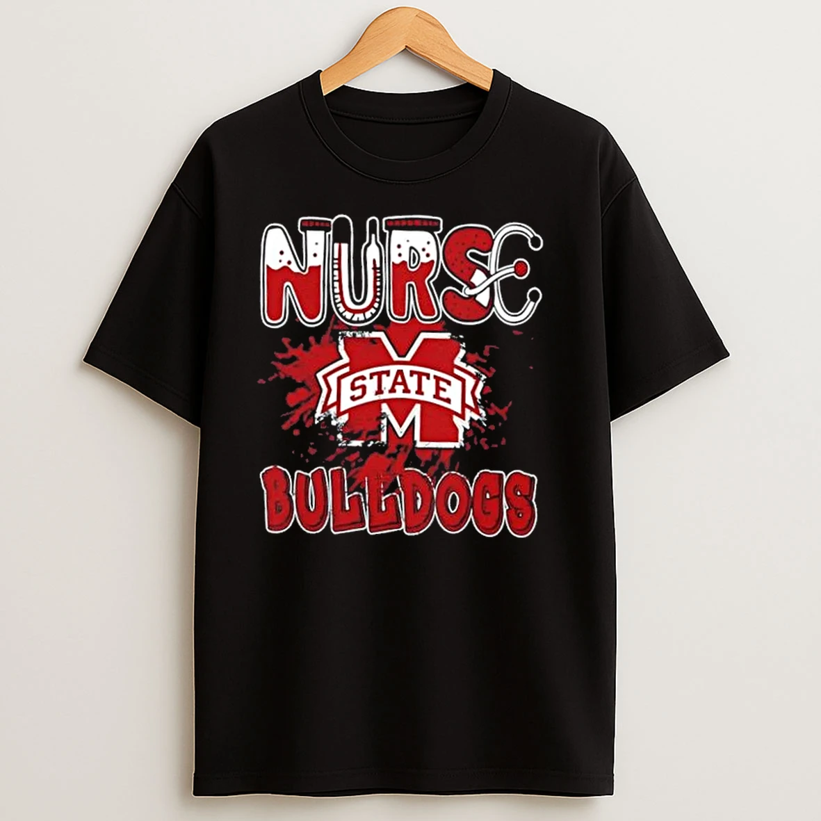 Nurse X Mississippi State Bulldogs Football T Shirts