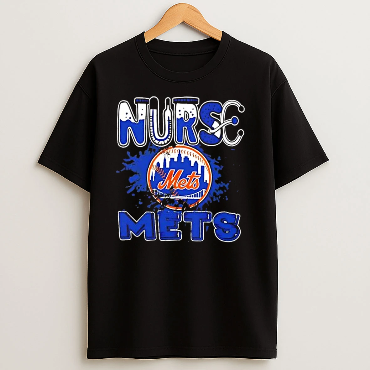 Nurse X New York Mets Baseball T Shirts