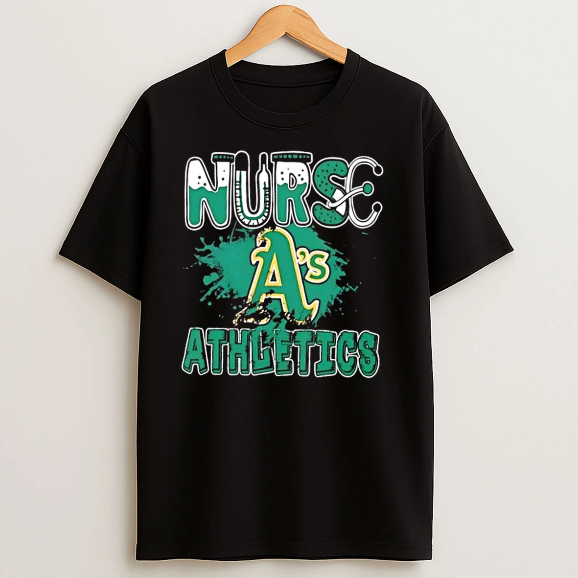 Nurse X Oakland Athletics Baseball T Shirts