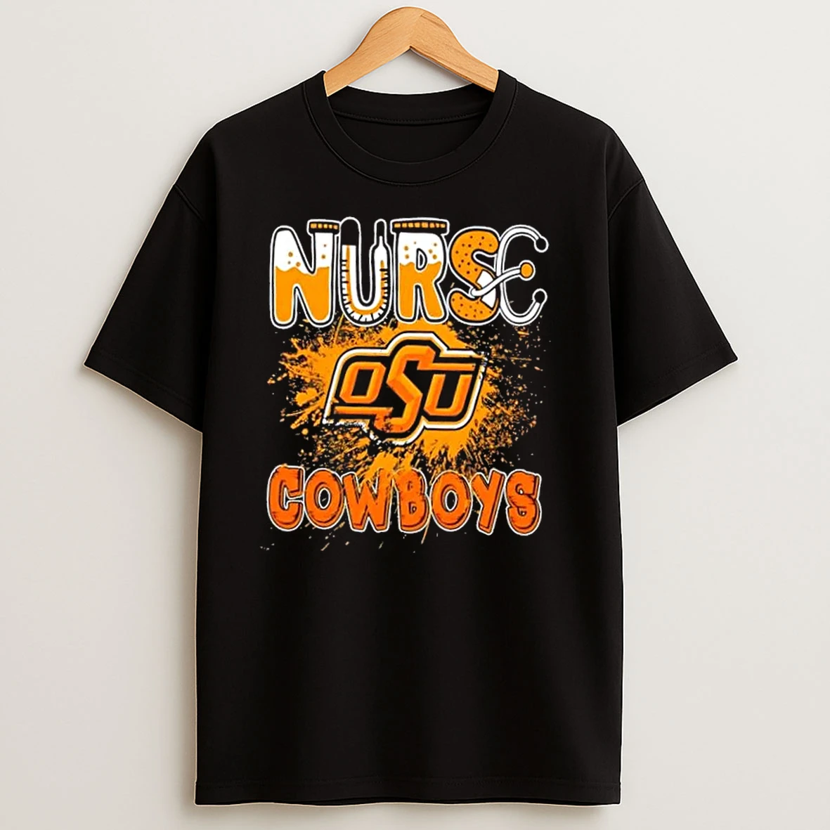 Nurse X Oklahoma State Cowboys Football T Shirts