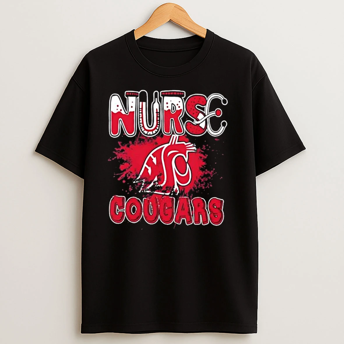 Nurse X Washington State Cougars Football T Shirts