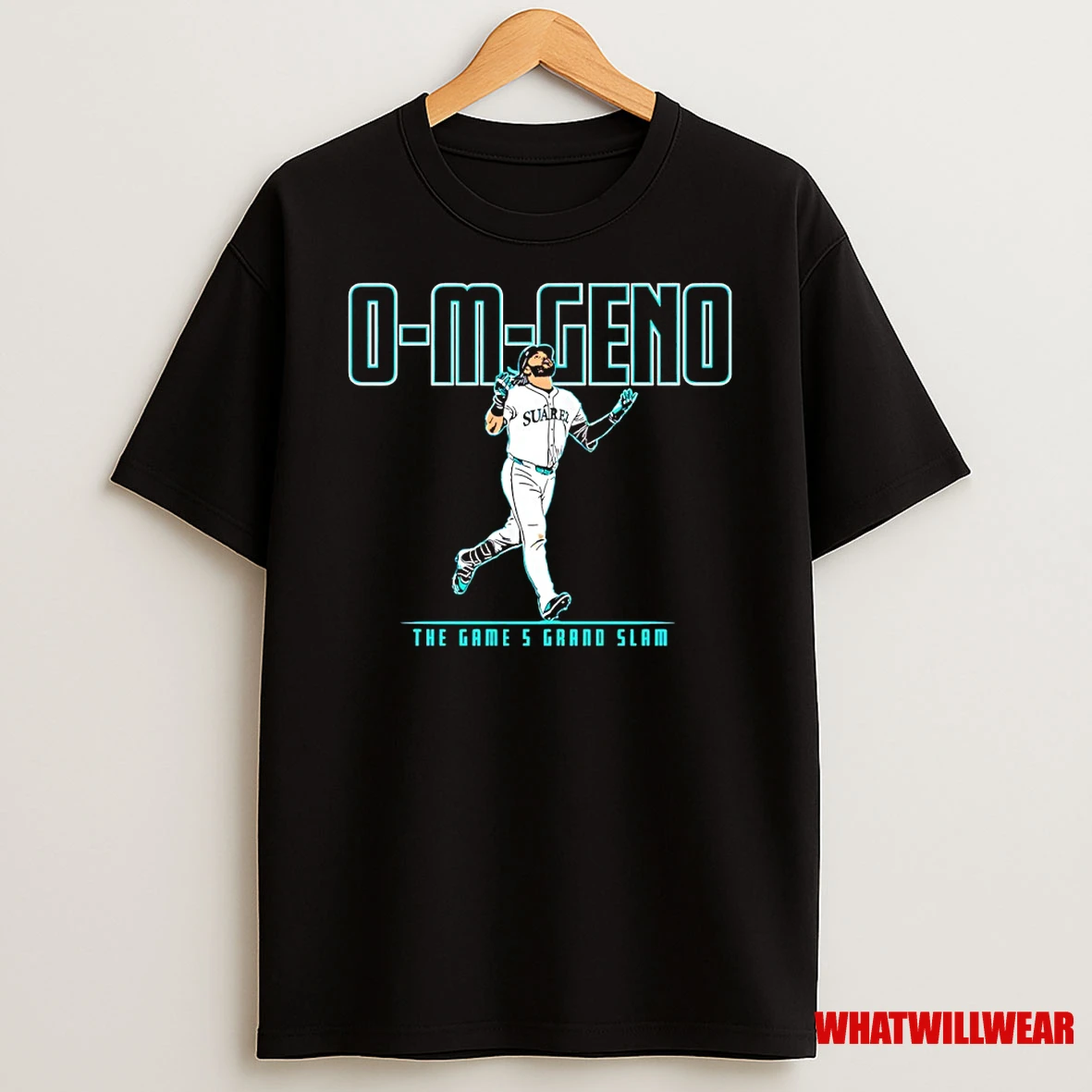 O M Geno Eugenio Suarez Seattle Mariners The Game 5 Grand Slam Shirts
